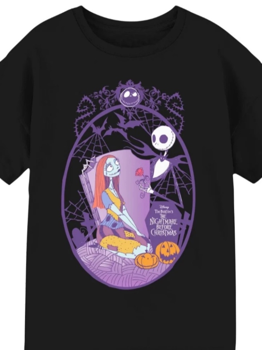 Disney Nightmare Before Christmas Sally & Jack Graphic Tee